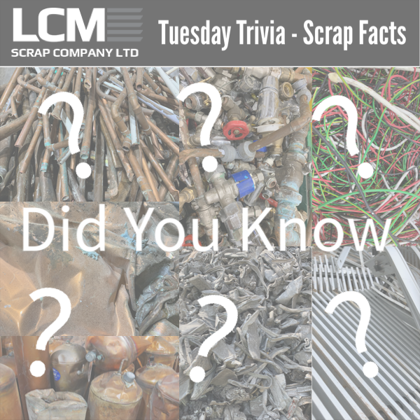 LCMScrapCompany's tweet photo. 1) Recycling 1 tonne of steel saves 1,136 kg of iron ore and 454 kg of coal. 2) A PC has around 1.5 kg of copper and a home 100 kg. 3) Making recycled metal items requires about 17 times less energy than making the same items from newly mined metal. #scrapmetal #scrapmetalprices https://t.co/7N7zaeM7np