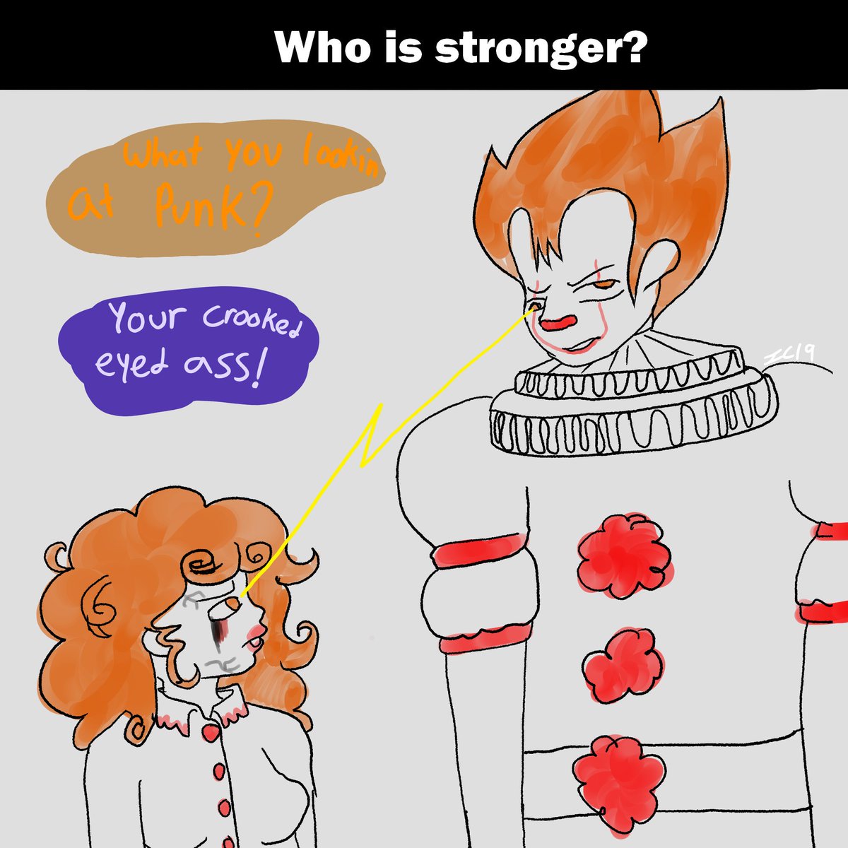 PuppyBaby15's tweet photo. Two more asks #pennywise #it #art #myart #art #digitalart #digitalpainting #horror #stephenking #characterdesign #biosheet #bio #characterbio #character #design #monster #cute #kawaii #guro #askpennywiseandazura https://t.co/PbdYoEkTLd