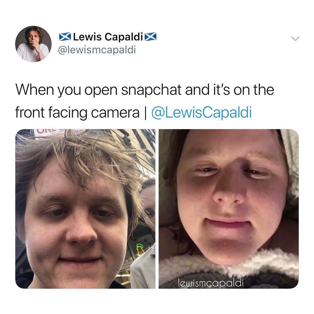 PropagandaSheff's tweet photo. Everytime 😂

@LewisCapaldi https://t.co/ZwKYwedbTp