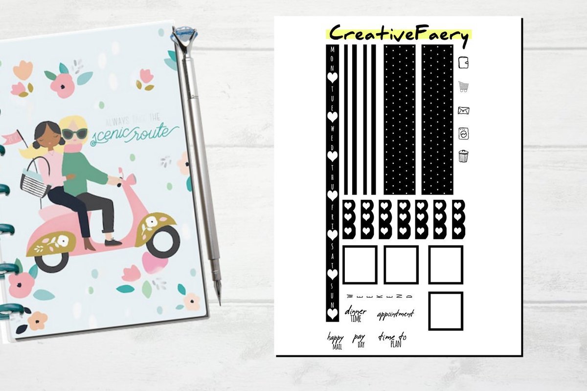 Excited to share the latest addition to my #etsy shop: Hobonichi Weeks - Planner Sticker Kit - Planner Stickers etsy.me/2VF7FcI #supplies #black #scrapbooking #paper #white #hobonichiweeks #hoboweeksstickers #hoboweeks #weeksstickers