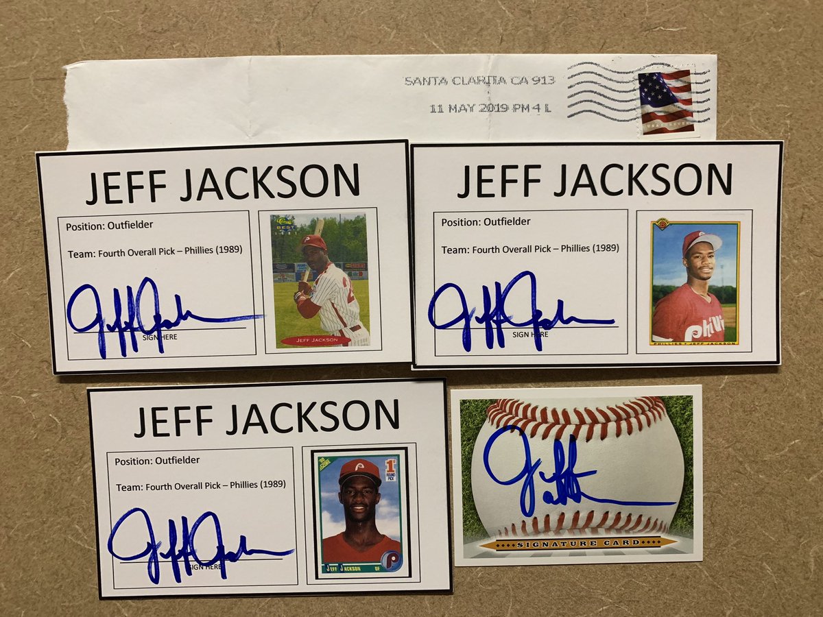 memorabiliaddy's tweet image. #JeffJackson #baseball #NumberOnePick #1999. #TTM #Autograph #Autographs #Autographed #AutographCollector #AutographCollection #ClassAct #GreatGuy #ThankYou #TTMSuccess #TTMAutographs