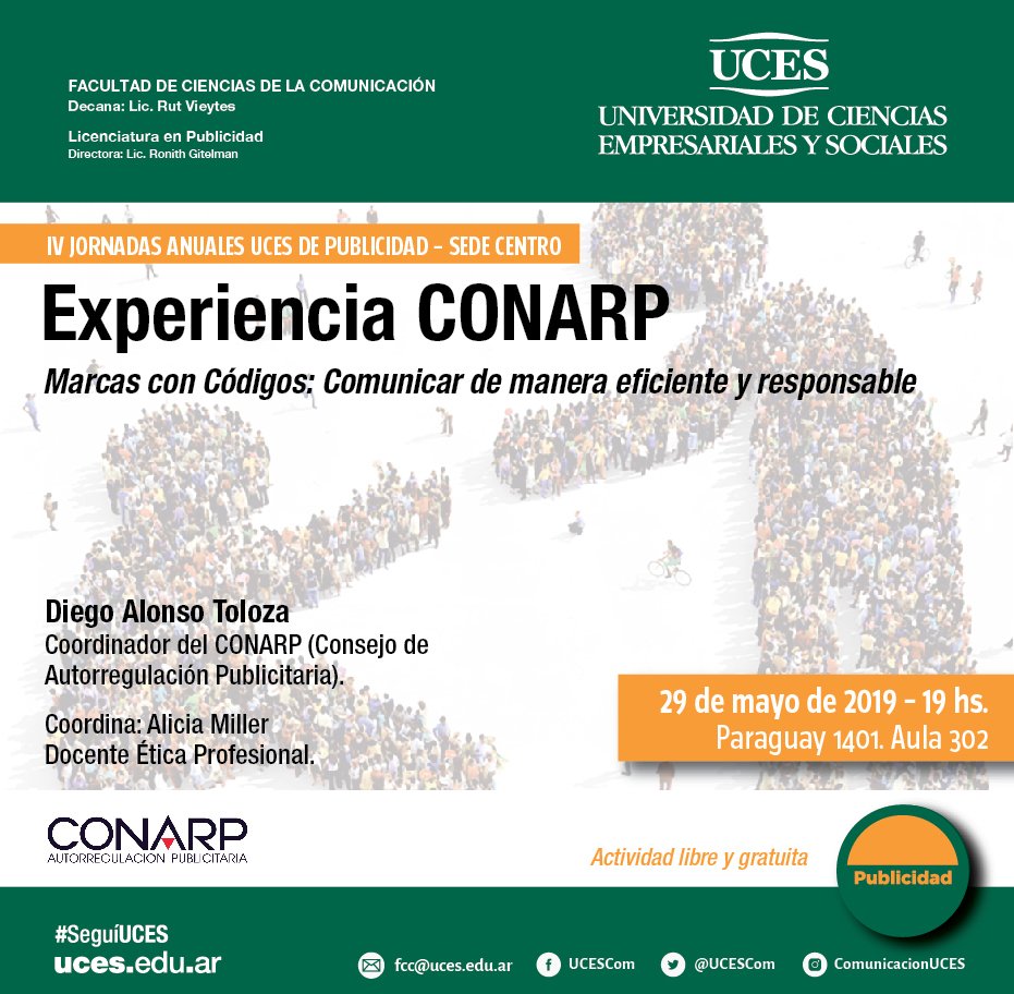 UCESCom's tweet photo. #UCESPublicidad 
🔜 Estas son algunas de las actividades que se desarrollarán en las próximas #JornadasUCESdePublicidad 🔜

Podés consultar el programa completo en este link ➡️
https://t.co/fa6Jpy5O7R

#Publicidad #IndustriaPublicitaria #Workshops #Experiencias https://t.co/jTFIym8Hf3