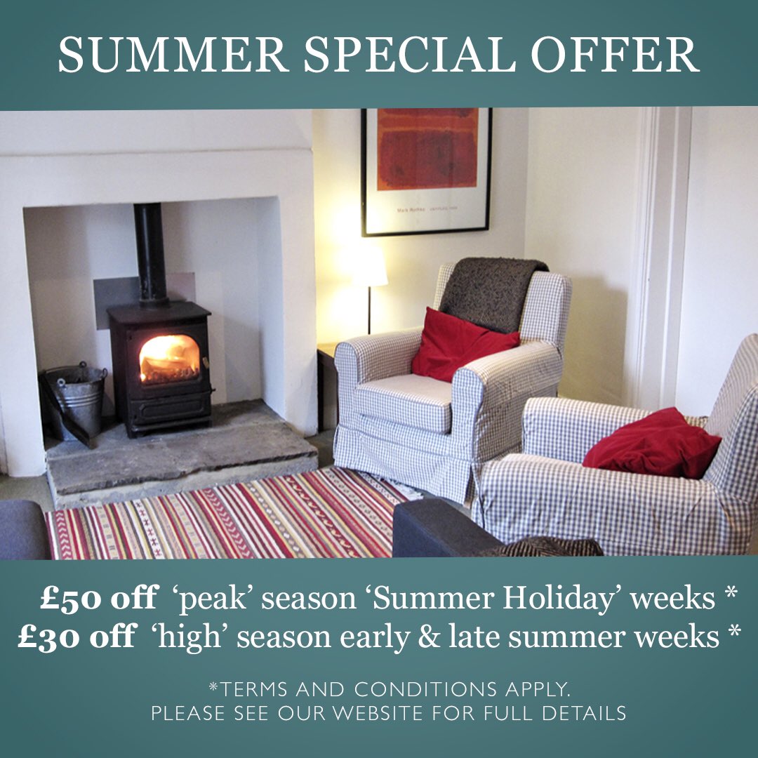 MerokCottage's tweet photo. Here’s an opportunity to take advantage of a special offer and stay in a lovely cottage in Teesdale this summer. Head over to our website to take advantage of this great offer. *This offer is available for any booking made before 1st June. #holidaycottage #teesdale https://t.co/dfbi2izoxc