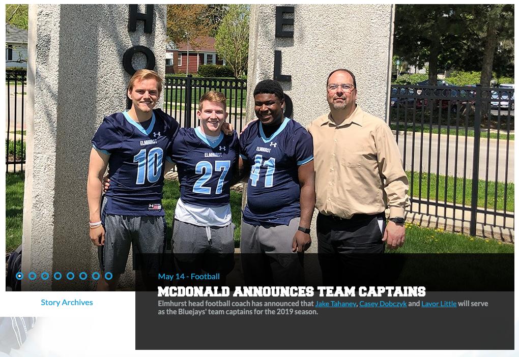 CoachMcDonald77's tweet photo. As a coaching staff we could not be more proud or excited about our team's selection of captains for the 2019 season!  https://t.co/pn44GjpHWw #FromVisionToReality #LeadTheWay https://t.co/ulfu3RSrBx