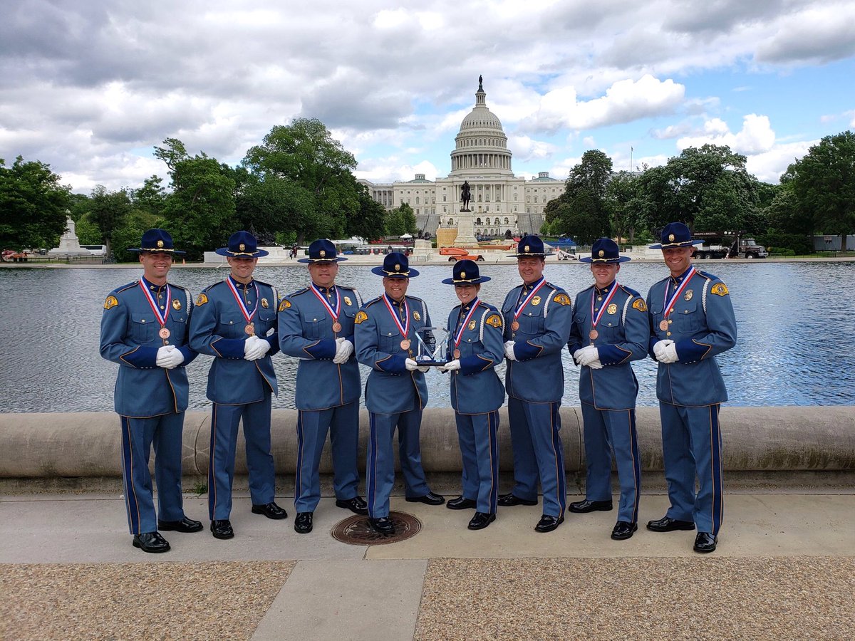 wastatepatrol's tweet photo. WSP Honor Guard took 3rd place at the National Honor Guard Competition in WA DC. #PoliceWeek2019
#Honor https://t.co/waDap2tBlU