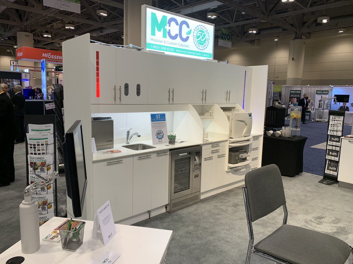 MCCdental's tweet photo. Thanks to all who dropped by for an espresso, entered our contest or said hello and checked out our new cabinet designs at the successful #ASM19 Spring Meeting! @ONDentalAssn #DentalFurniture #MCCdental #MCC50 #Celebrating50Years @MCCdental @MccDentalCabinets #CustomCabinets https://t.co/xMDNHLszoG