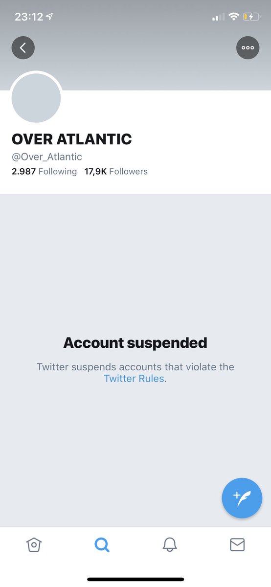 overatlantic_nl's tweet photo. The band account is officially gone 💔 https://t.co/Lt4CldtDZg