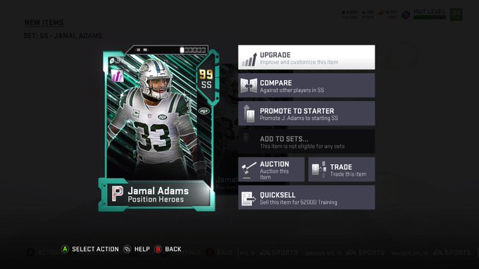 ItsaBlitz's tweet image. 99 Positional Hero Jamal Adams Giveaway!

RT and Follow @ItsaBlitz and @ActuallyAIex for a chance to win!

Ends 5/21!

Good Luck!