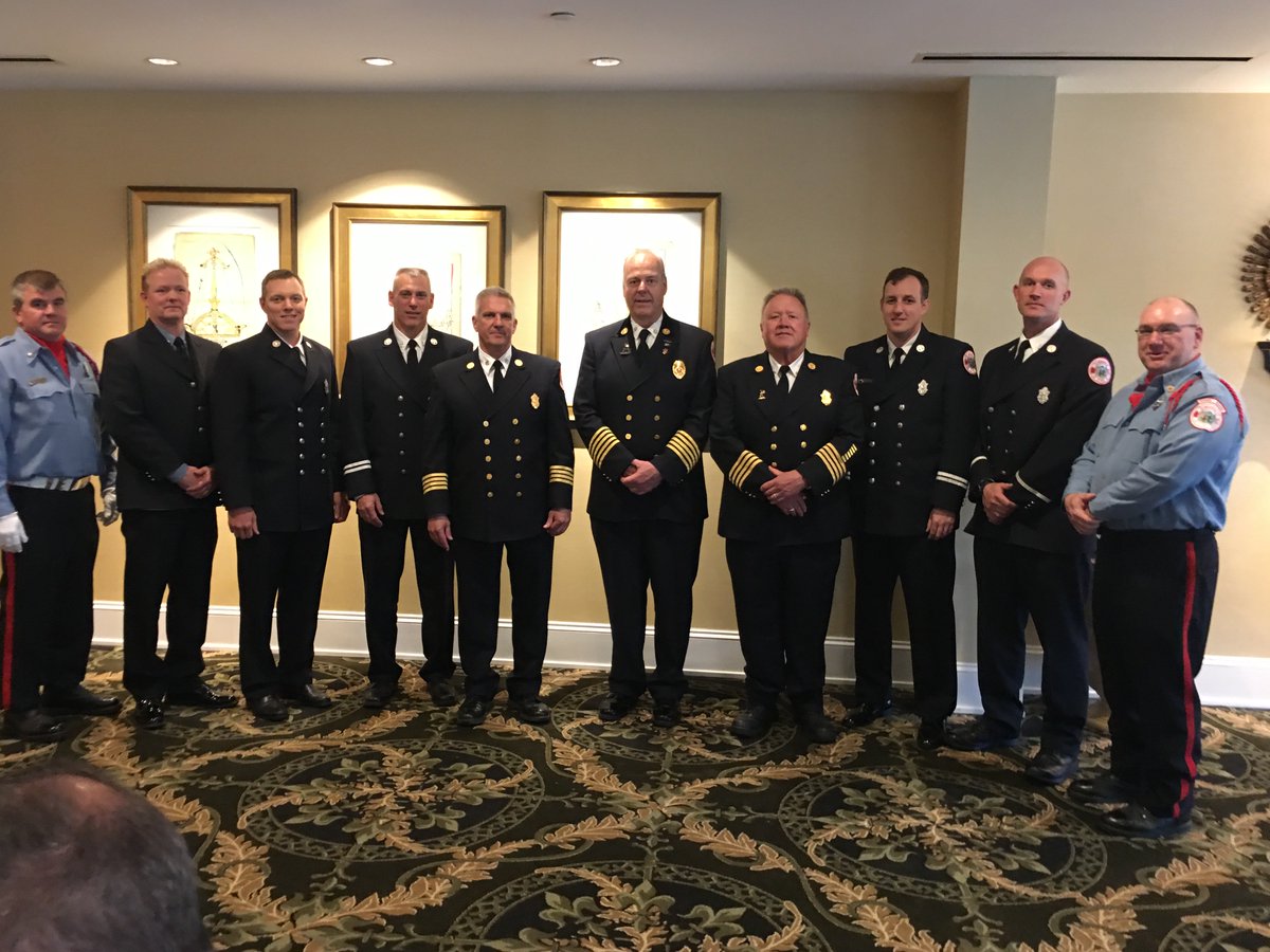 I am very honored and humbled to be sworn in today as #President of <a href="/MassFireChiefs/">FCAM</a> to day with my Town partners, co-workers and especially my beautiful family in attendance. Thank you Retired Saugus #FireChief George Parrot (91 years young) for doing the honors.