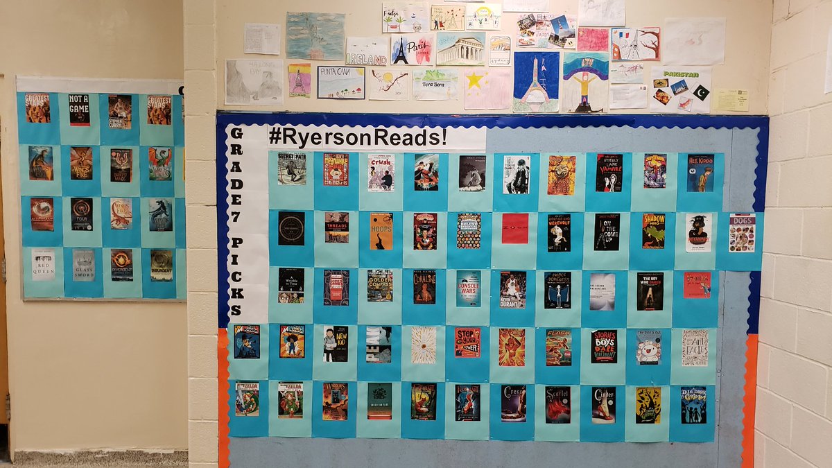 The successful Grade 8 Book Launch/Reading Program inspired Grade 7s and other grades to read! Stay tuned for our digital book talk. <a href="/RyersonCS/">Ryerson Community School</a> <a href="/vaneg68/">Stephanie Van Egmond</a>