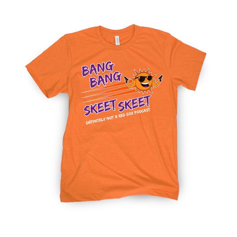 Section10Pod's tweet photo. HUGE night for our Suns with the NBA Draft Lottery going down

If the Suns get the No. 1 pick we’ll give away a SOGO shirt to someone who RTs this. BANG BANG SKEET SKEET!! 🌞💪🏼 https://t.co/lWhrtvDjgn