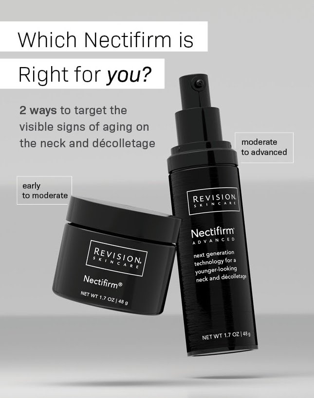 KayalDerm's tweet photo. What are the differences between #Nectifirm® and Nectifirm® ADVANCED?
.
Nectifirm® was #formulated for early to moderate signs of aging on the #neck and décolletage, while Nectifirm® ADVANCED was formulated for more advanced signs of #aging.
.
@KayalDerm @RevisionSkin https://t.co/6wrqusNeyi