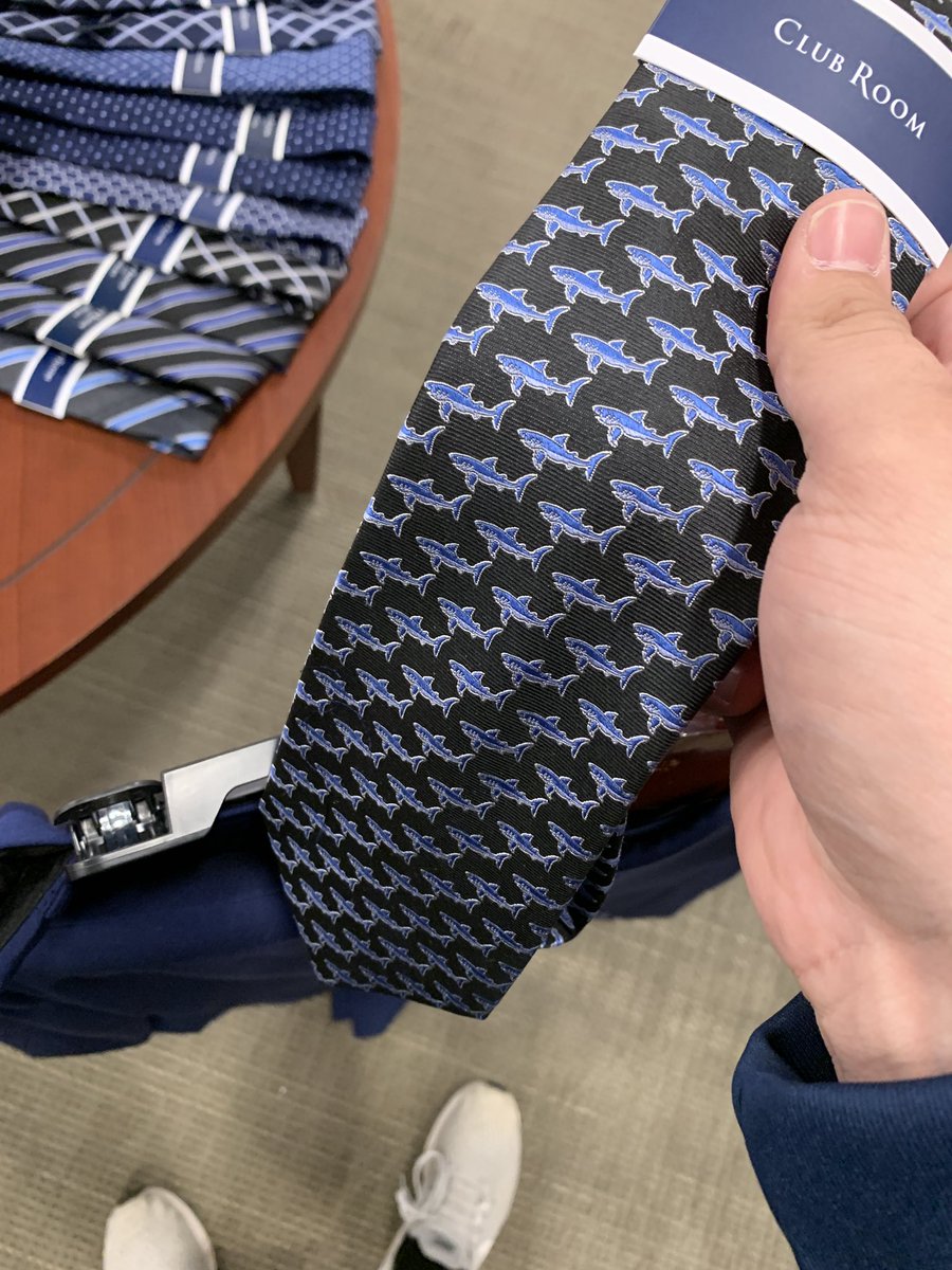 GarrettMaggio's tweet photo. Needed a suit and tie for @AlexEbner8’s dance tomorrow night. After telling the older man at the register I chose this tie because I’m a marine bio major he told me to go do “great things” and gave me one hell of a discount. Faith in humanity (partially) restored, thank you Sir. https://t.co/aqZyajG6t9