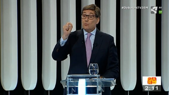 PARCortes's tweet photo. @ArturoAliaga_  Decimos alto y claro: NO AL TRASVASE. Otros partidos no están siendo claros en este tema, y eso es una amenaza para los aragoneses.
#DebateATV26M https://t.co/zJZVYDkZJr