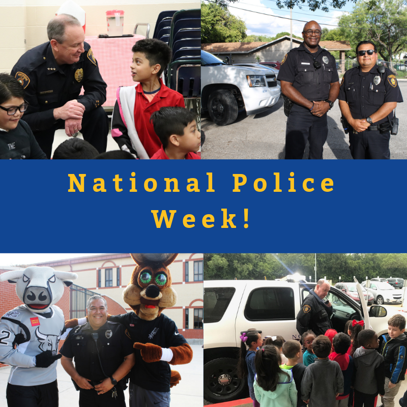 NISD's tweet photo. #ThisIsNorthside- It's #NationalPoliceWeek &amp; we salute our NISD Police Department for all they do year round across Northside ISD to keep our students, staff, and the community safe. Thank you! https://t.co/QMNOyW3Qiy