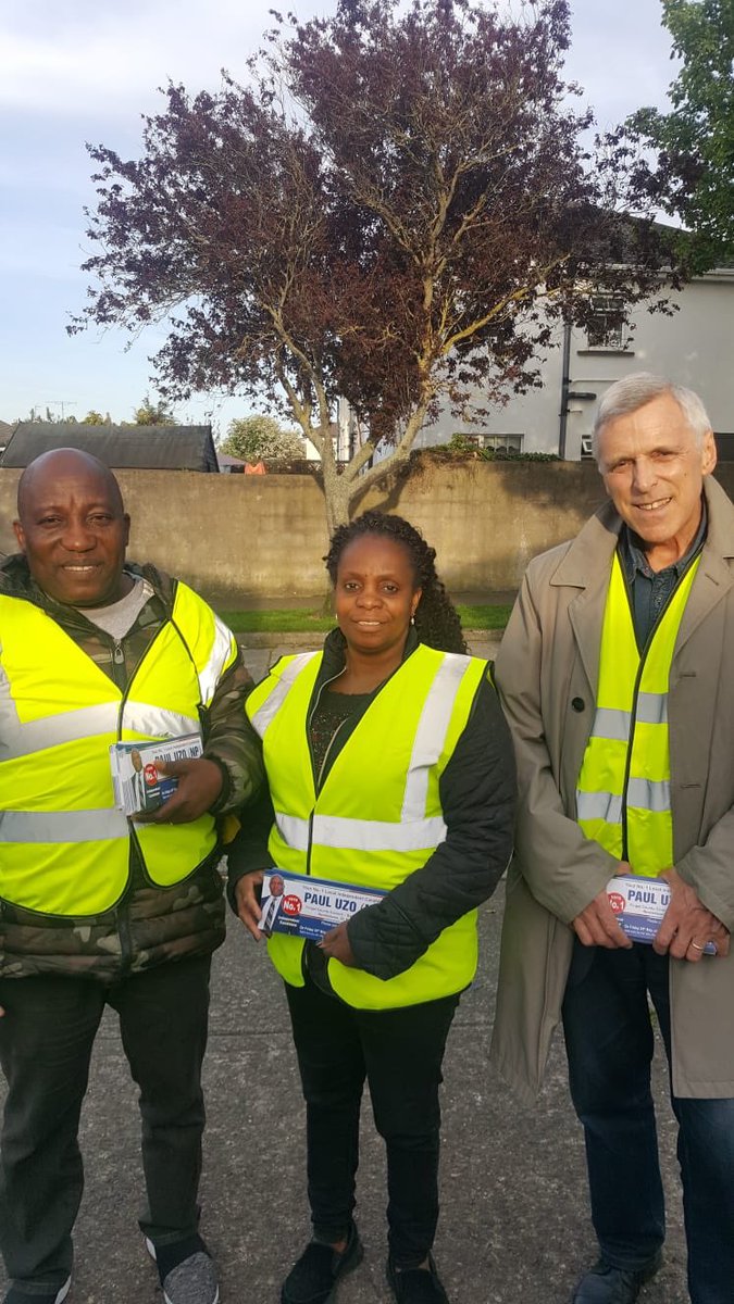 Sincere thanks to those on the campaign trail with me today &amp; every day these last few weeks.

#RiverValley #Swords #Fingal #LE19