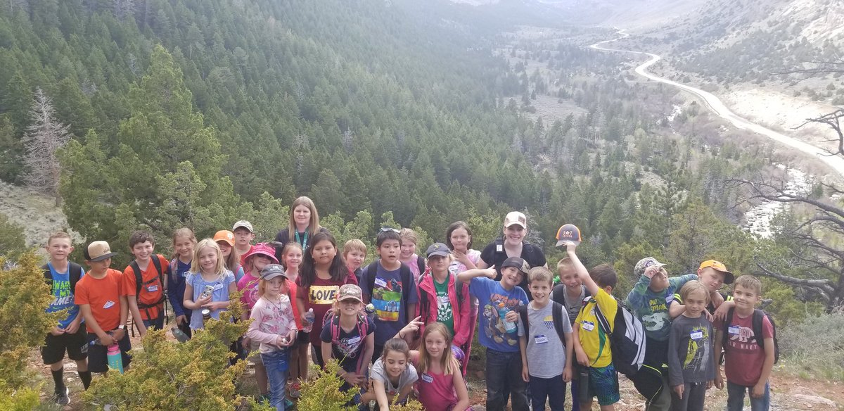 MrsPage_GPE's tweet photo. I'm so proud of these kids for persevering and climbing the north slope trail today. It wasn't easy, but they did it! #LanderSchools #ourownbackyard https://t.co/hmhEXqUIej