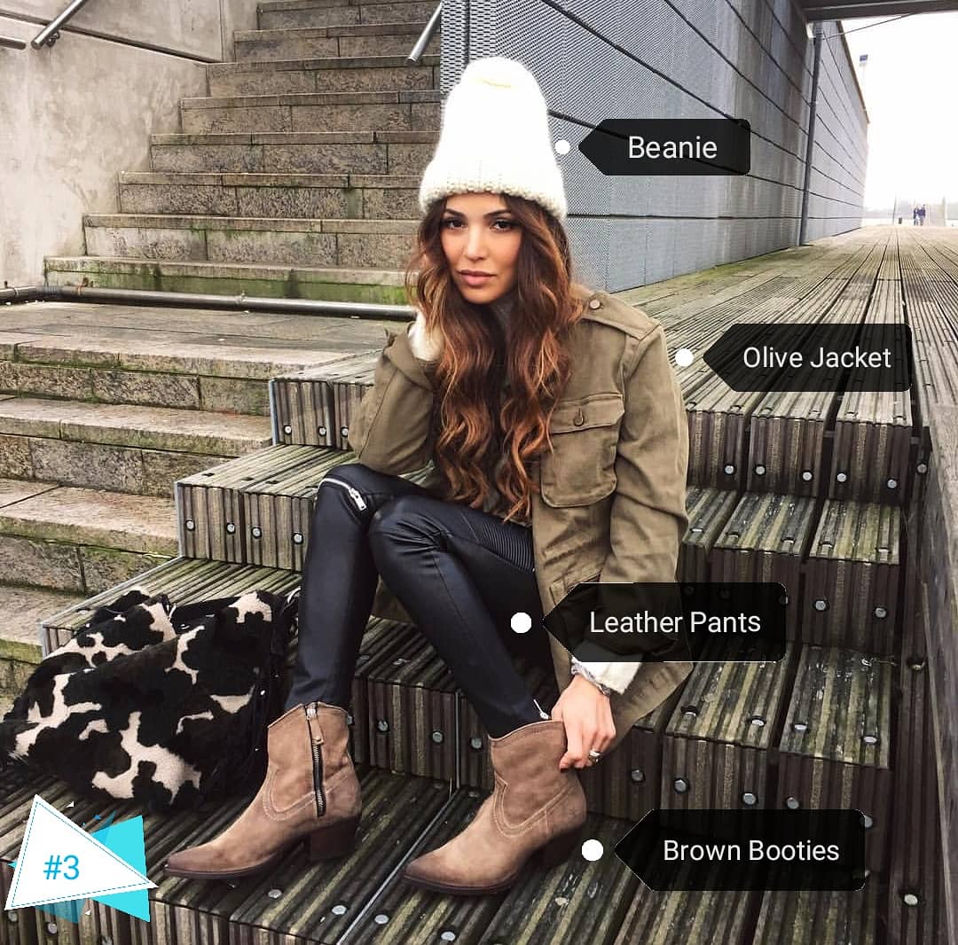 globe_conqueror's tweet photo. ♨️ #3 - Simple Outfit Idea: WhiteBeanie + WhiteTankTop + OliveJacket + LeatherPants + BrownBoots
.
#outfitideas #outfitinspo #outfitstyle #womenoutfit #style #trend #skinnyfashion #whiteshirt #fullsleeve #jacket #olivejacket #pant #leatherpant #boots #classylady #motfeatures https://t.co/Gewr1bYo9O