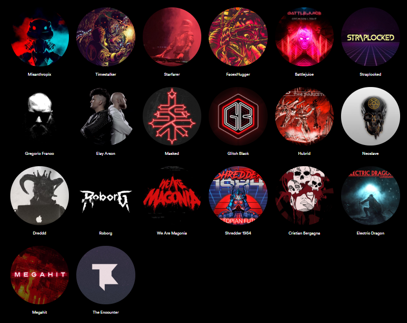 cyberthingmusic's tweet photo. @Ace_Buchannon @20six_hundred @DamoklesSword @isidor @WolfandRavenEDM @BartGraft @arcismusic @baldocaster @vincenzo_salvia Das ma guys:
@misanthropixxx @thetimestalker @starfarermusic @FacexHugger #battlejuice @straplocked @gregorioxfranco @elayarson @MaskedDarksynth @Glitch_Black @_HUBRID_ @Neoslavemusic @dredddpatrol #roborg @WeAreMagonia @Shredder_1984 @bergagnacr @e_dragon666 @megahitrw @theenctr https://t.co/At0t2gj85N