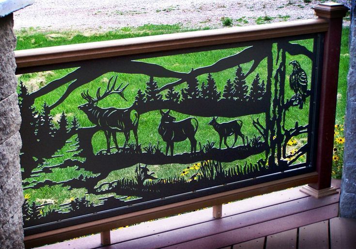 DXF_Design's tweet photo. Just Pinned to Ideas for CNC Plasma Cutting: Custom CNC Plasma cut metal art elk railing panel designed by DXF Design and built by Mountain Metal Art Ltd. #dxfdesign #dxf #dxffiles #plasma #laser #waterjet #cnc #metalart #silhouette #welding https://t.co/P6G9GinnVg https://t.co/fEG0ogbXLL