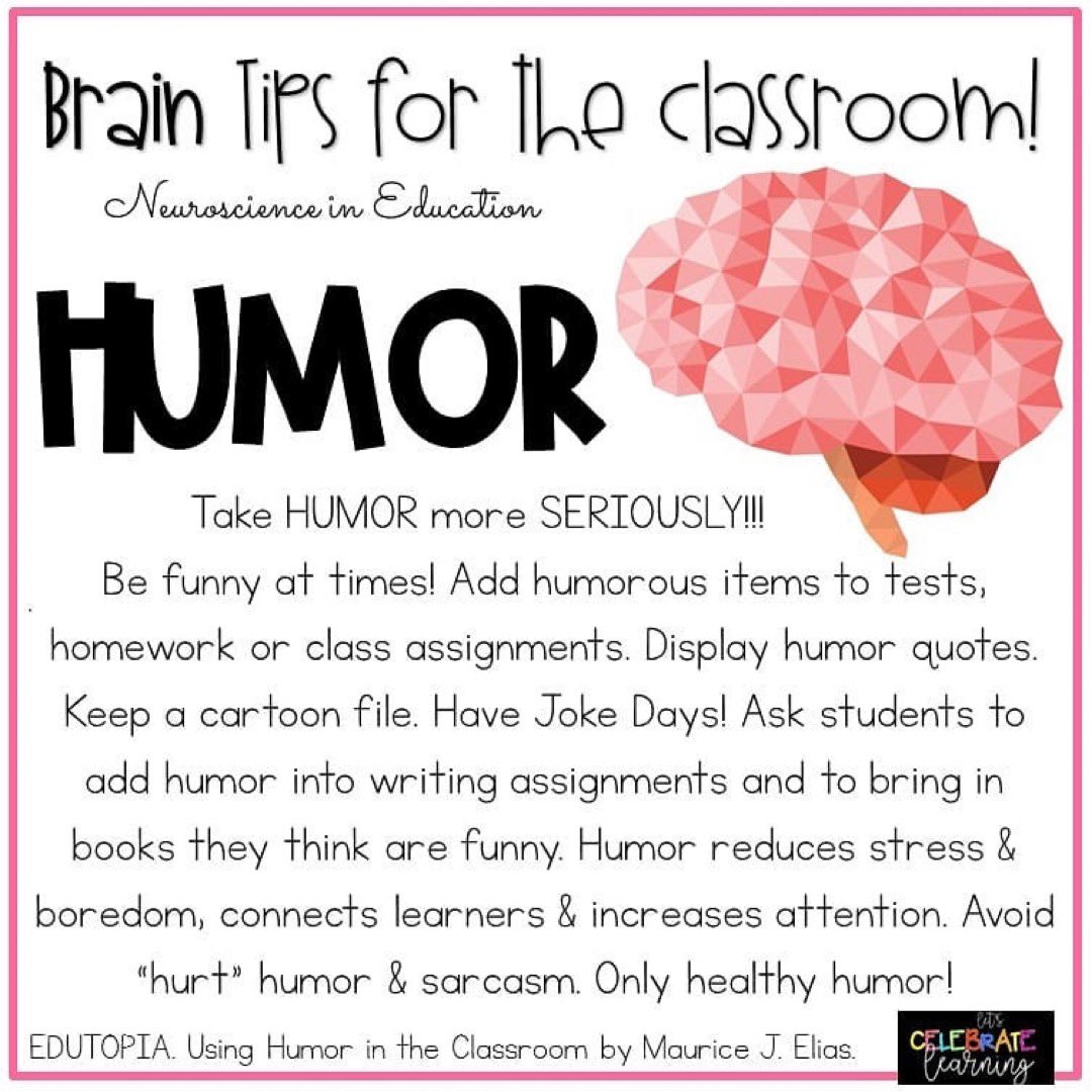 HealthRamapo's tweet photo. Humor in our classroom is not only healthy but also helps our students relieve stress and retain more information. We love humor at all times in our health classes but we love it a little more @ the end of the year when our students seem a little extra stressed. @EastRamapoCSD https://t.co/SF75ALw8Pz