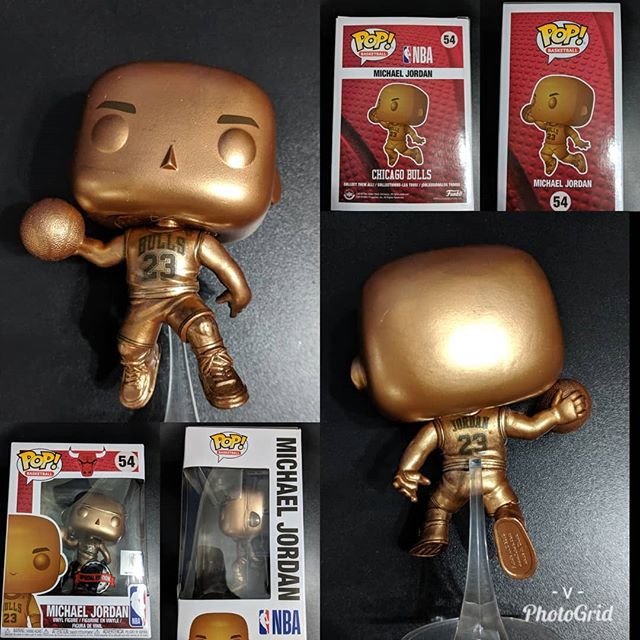 bronze jordan funko pop