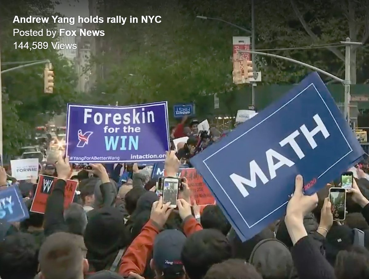Intaction1's tweet image. Intaction was at #WashingtonSquarePark NYC to support 2020 presidential candidate @AndrewYang Thank you for your support of #intactivists in the Daily Beast article #i2 #YangForABetterWang #foreskin #circumcision #FGM #YangGang2020 #yanggang #yanggang_nyc #intactivism