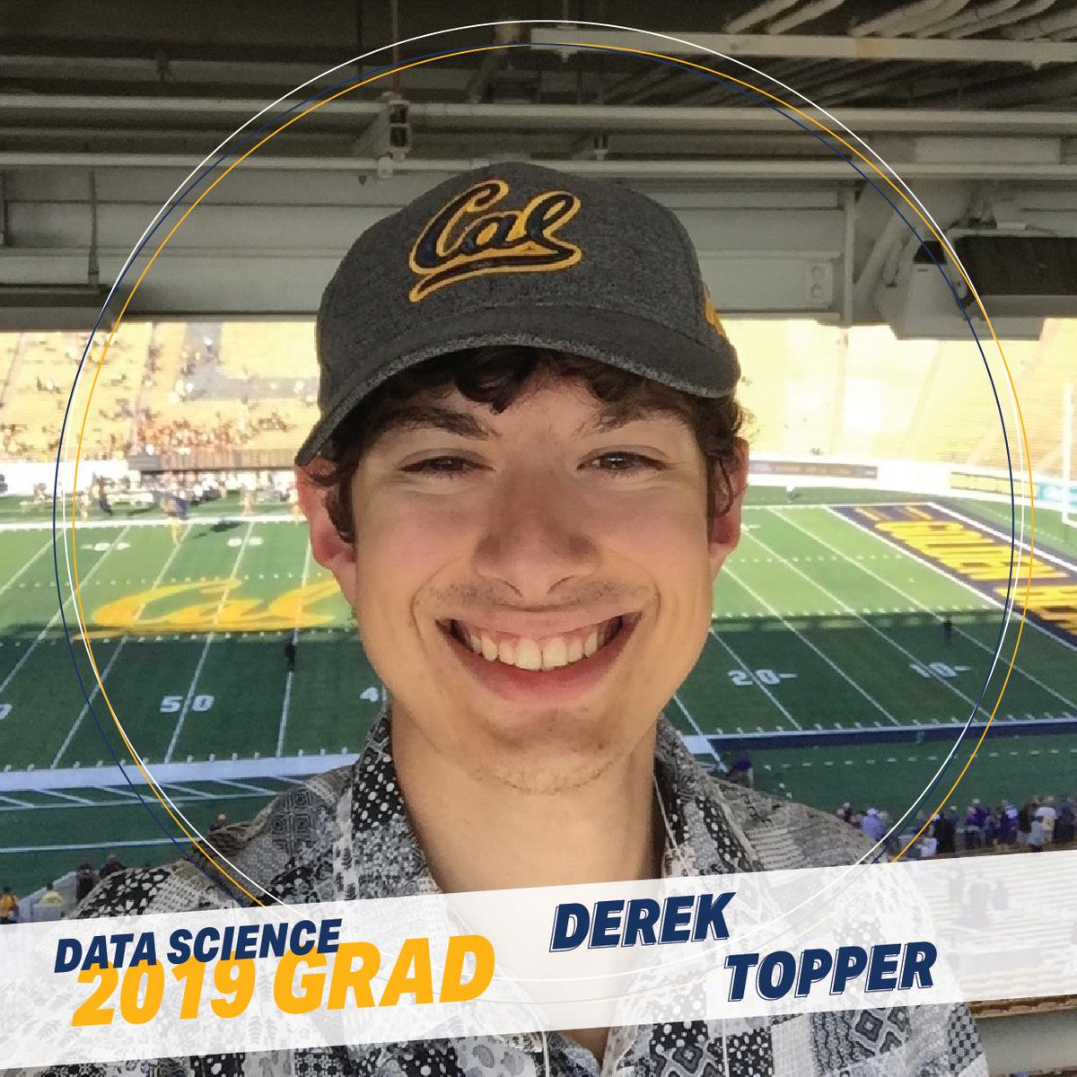 BerkeleyCDSS's tweet image. “Data Science has allowed me to pursue what I once thought were wild dreams.”
During his time at Cal, our #CalDataSci19 grad Derek Topper helped create the Berkeley Sports Analytics Group and Sports Analytics Connector Course. Learn more about Derek here: data.berkeley.edu/graduate-profi…