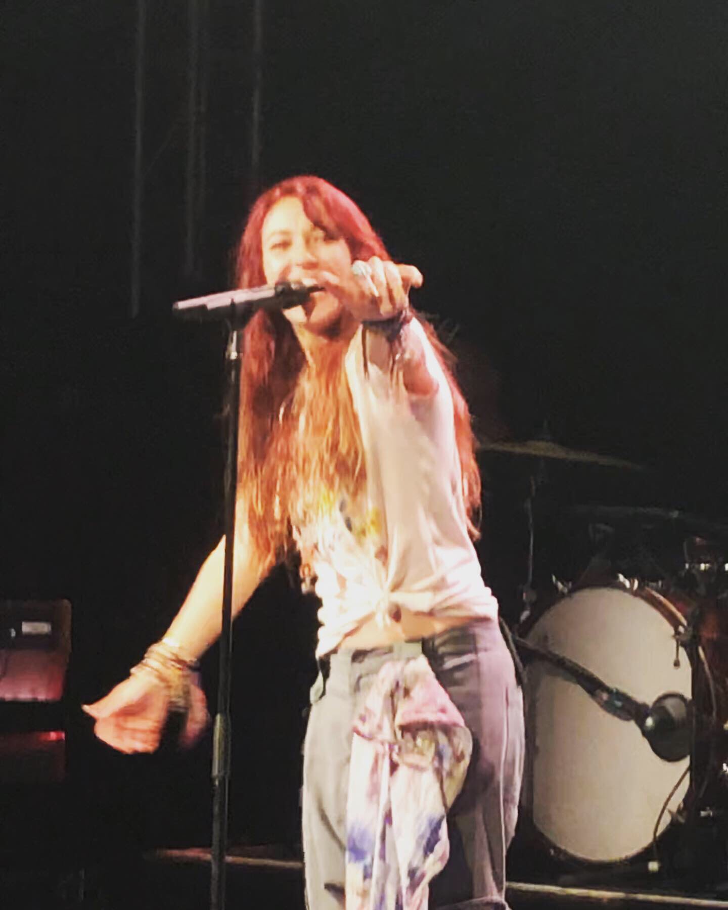 Lauren Daigle performing at o2 Islington in London as part of her Look Up Child world tour