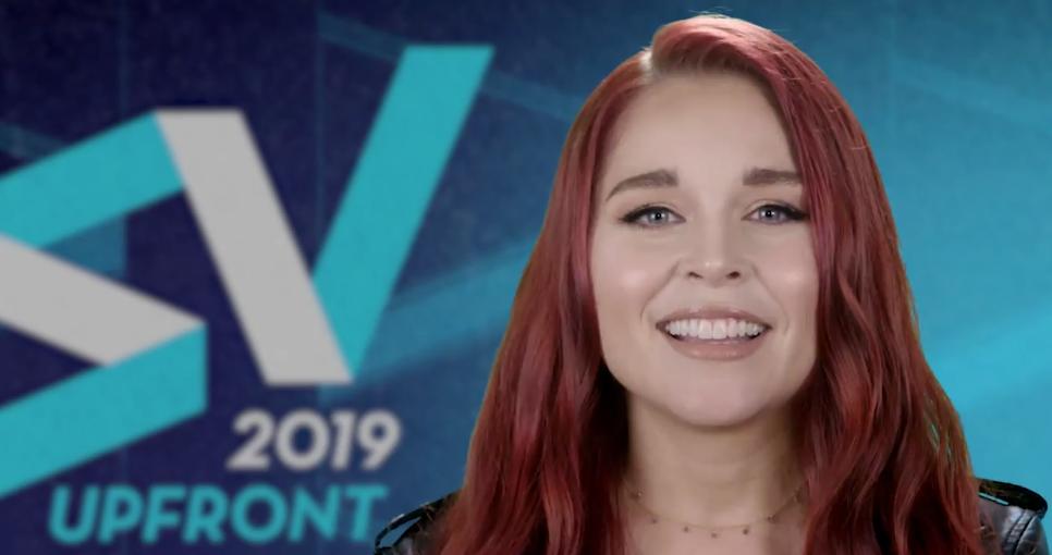 ScreenvisionLLC's tweet photo. . @ErinRobinson is here with #ScreenvisionMedia Front + Center Upfront Edition. She’s talking new faces, unbreakable bonds, empowered women and the superheroes of 2019. #SVMupfront #Upfronts https://t.co/nnN59P0Yxo