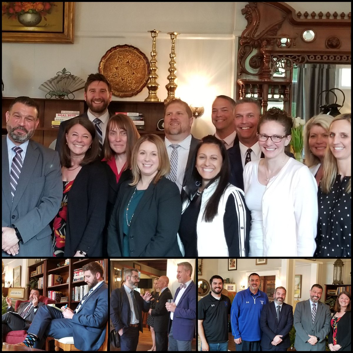 MyPiperspective's tweet photo. Uncompromising integrity, a great team, a guiding strategy... 
#thingsEdleadersmusthave
TU @pedroarivera2 and Dep Sec Matt Stem of @PADeptofEd. Our @DelVal cohort left validated and excited for the future of PA schools. @MrPip314 @pvsdsuper https://t.co/FJDYBkWOji