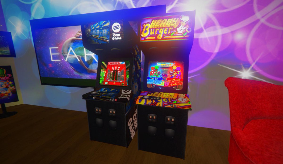 anarchyarcade's tweet photo. Thank you River for these 2 cool gifted #steamgames that I'll be enjoying during my #twitch stream 2morrow live from #AArcade! Heavy Burger (right) and The Coin Game (left). I'll also be giving away the game Blackguards during my live stream 2morrow at https://t.co/MBYKPY5Klm https://t.co/kYhfiytikh