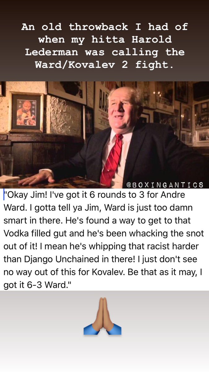BoxingAntics's tweet photo. #HaroldLederman https://t.co/FRXw2VbnjZ