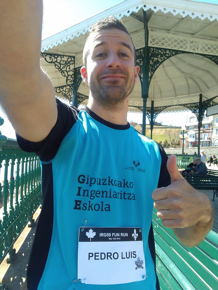 BioRP_EHU's tweet photo. @BioRP_EHU Representing the @gie_donostia in the Fun Run from the #IRG50 conference in Quebec https://t.co/1NUta4JlkM