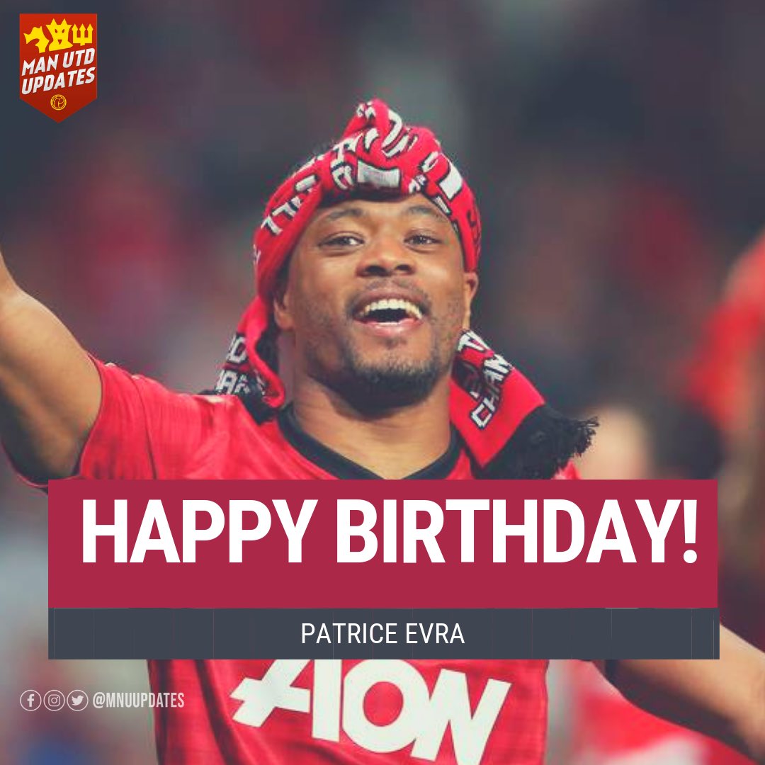 Happy 38th Birthday to ex red Patrice Evra.      
