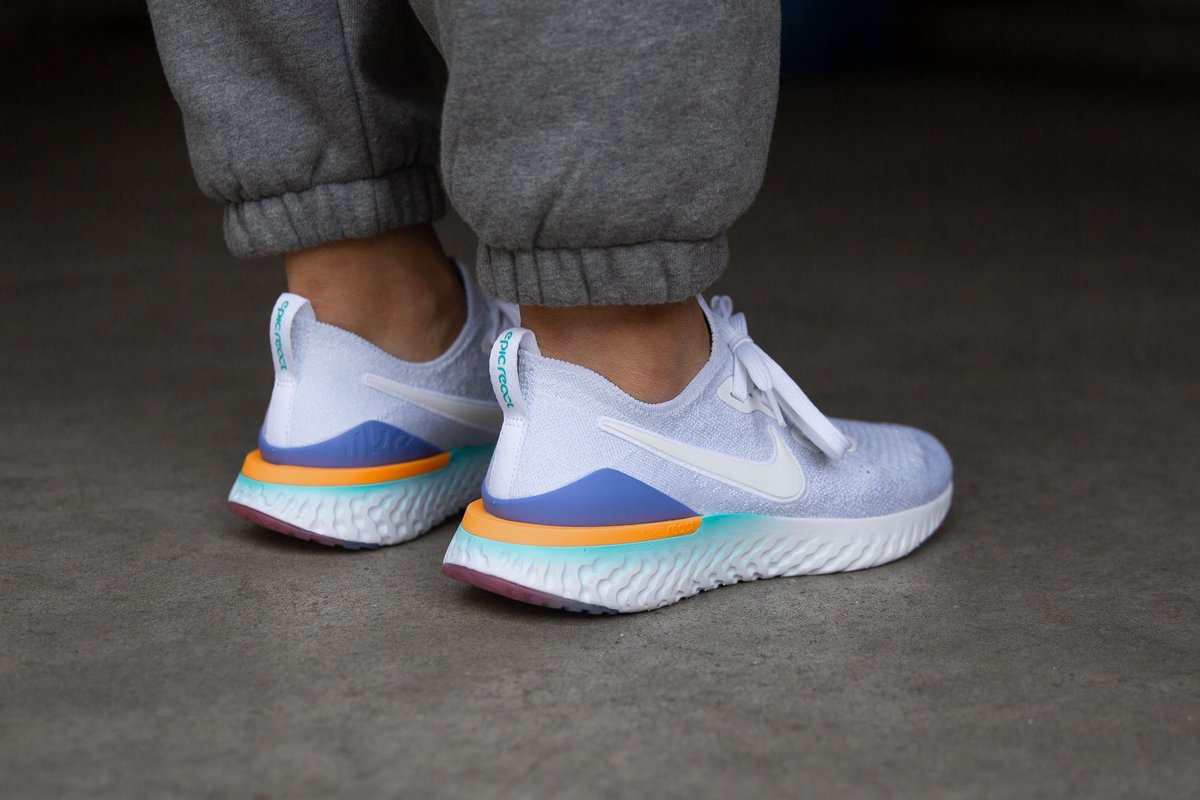 nike epic react flyknit 2 white hyper jade