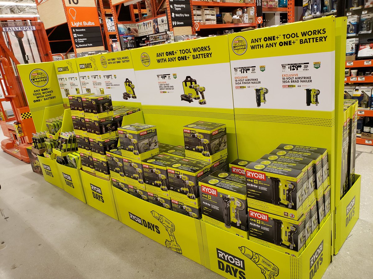 KPepkowski's tweet photo. Partnership allows this to happen!! Thank you Garry, Karen, Darnelle. #teamworkmakesthedreamwork #218rocks! #RyobiDays https://t.co/AGciMirv6j