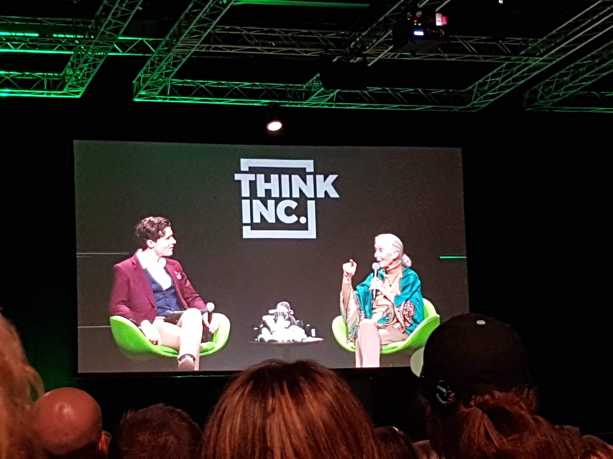janegoodallau's tweet photo. #Adelaide, thank you for making Dr Jane's final public talk of the #RewindTheFuture tour with @thinkincAU so special. We hope you have been inspired to create #positivechange & will spread Dr Jane's message of #hope far & wide.
#JaneInAu19 #JaneGoodall #ThinkGoodall #wheresjane https://t.co/Gp0ooQF6CO