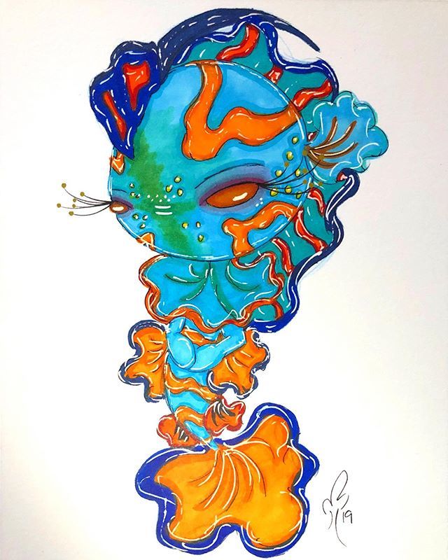 tentaclemade's tweet image. #mermay 14/31: a #mandarinfish-inspired #mermaid for @elizardc_arts prompt.
*
#mermay2019 #fish #illustration #art #drawing #mythicalcreatures #fantasy #fantasyart #fantasycreature #aglitteringvenery #copicmarkers #traditionalmedia #tentaclemadestudios bit.ly/2HhsSAC
