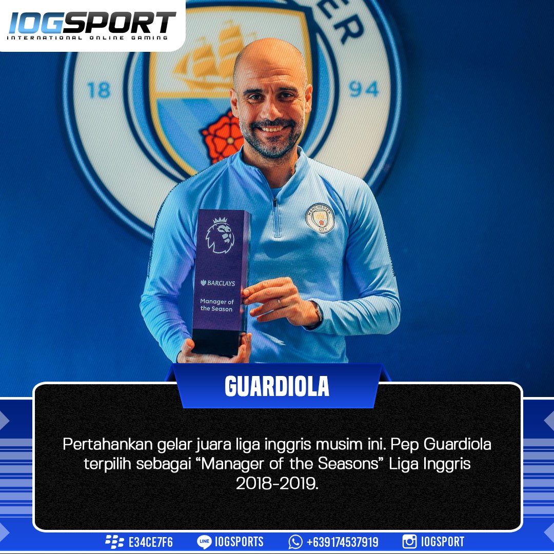 iogsport's tweet photo. Guardiola pelatih terbaik Liga Inggris 2018-2019.

#manchestercityindonesia #thecitizensindonesia #mancity #pepguardiola #sepakbola #beritabola #iogsport #liverpoolindonesia #jurgenklopp https://t.co/3TEk8AubzQ