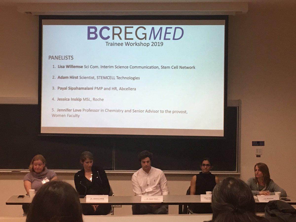 Great talk on careers, equity and diversity and inclusion in biotechnology! Thanks @JenniferLoveUBC <a href="/WillemseLA/">Lisa Willemse</a> <a href="/JessInskip/">Jessica Inskip</a>