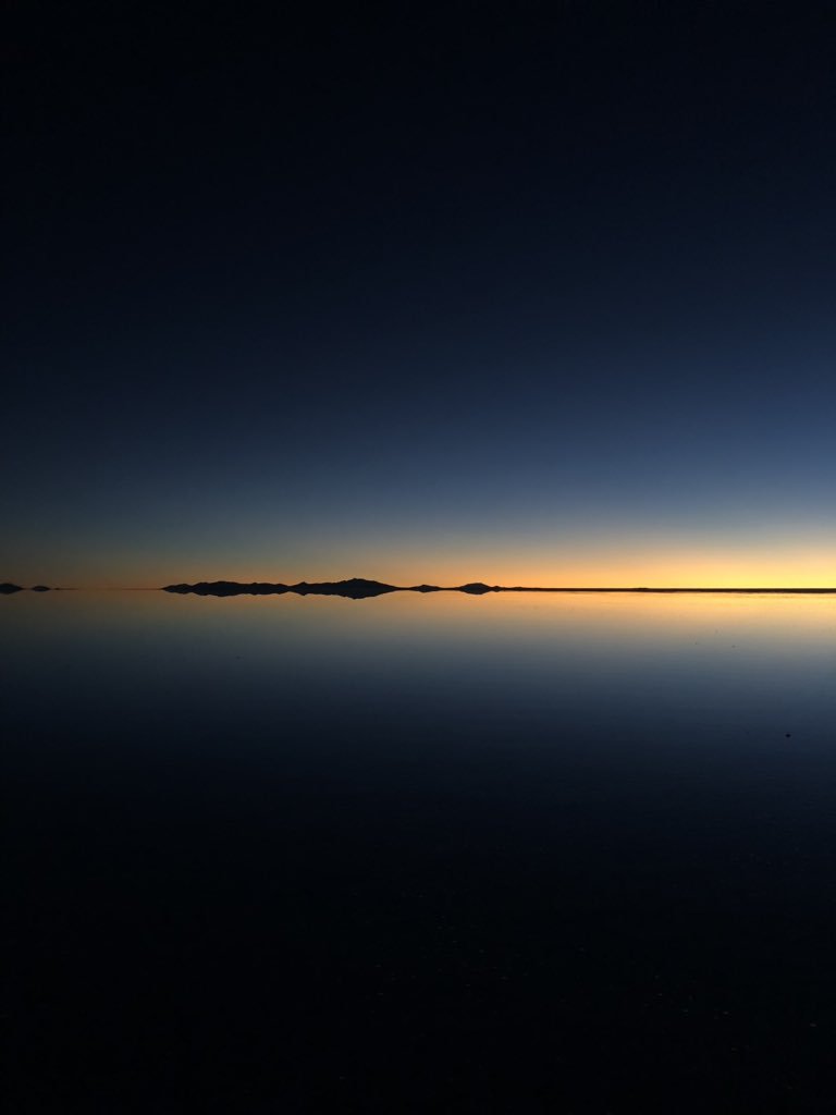 Hoy fui a conocer el Salar de Uyuni en Bolivia. Entendí por qué llevaban meses recomendándome visitarlo. Fue un gran día.