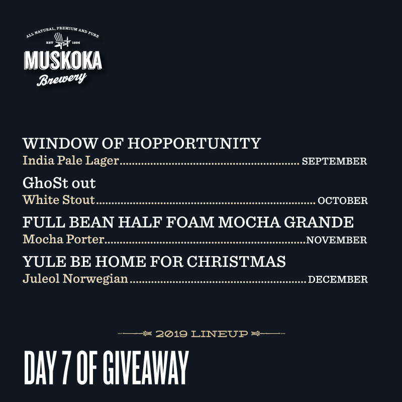MuskokaBrewery's tweet photo. Day 7: Why not add a little #Moonlight to these #DockerDays? For the chance to win a Mini Dipper and retro cooler, pick one (if you can) from our remaining #MoonlightKettle 2019 Lineup and tag a friend.
*Open to Ontario residents only. https://t.co/oGTf18CUgH