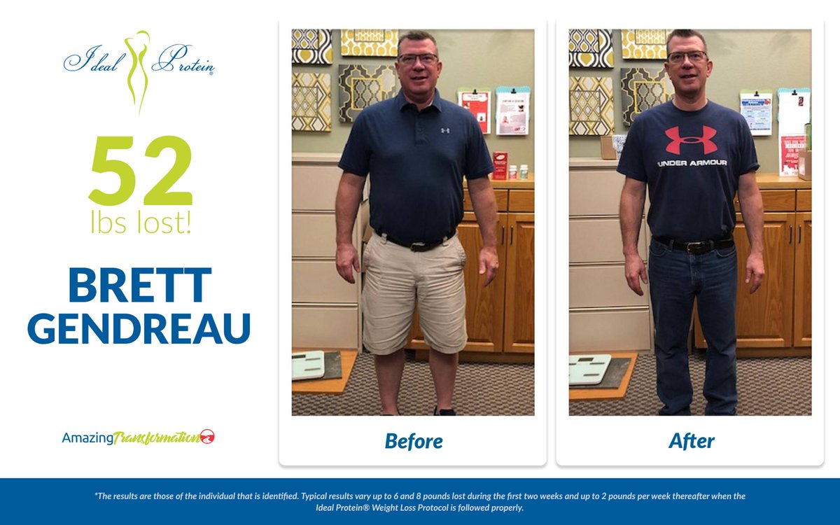 idealfreshlife's tweet photo. Way to go Brett! Congrats on losing 52 pounds. "Every thing is a little easier. It is easier every morning to face the day. I feel good about myself and know that I can stick with it and add years to my life." See Brett's story: https://t.co/QmLIXq5zE4 #AmazingTransformation https://t.co/bcgGdIRkZ3