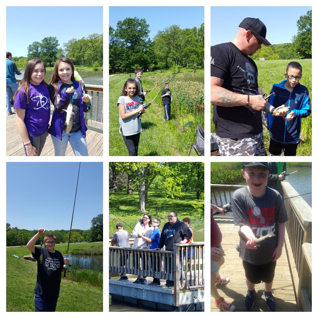 debispedteacher's tweet photo. Great day fishing!  I cannot thank all of the parent volunteers enough for all of the extra hands. https://t.co/JTbMKguElp
