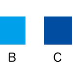 みなさんはどの青が好きですか？少しの違いでも好みってでますね。