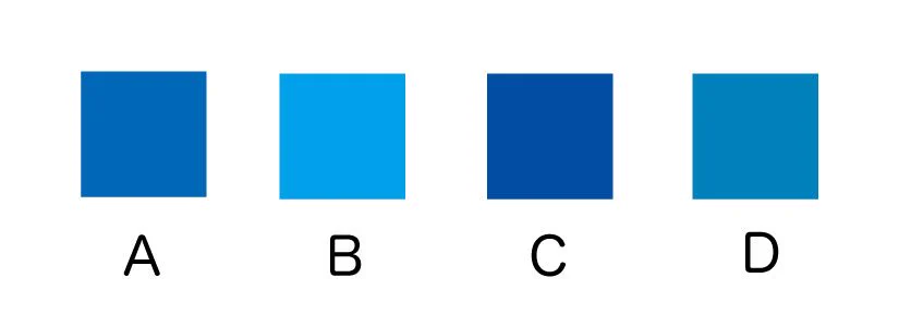 みなさんはどの青が好きですか？少しの違いでも好みってでますね。