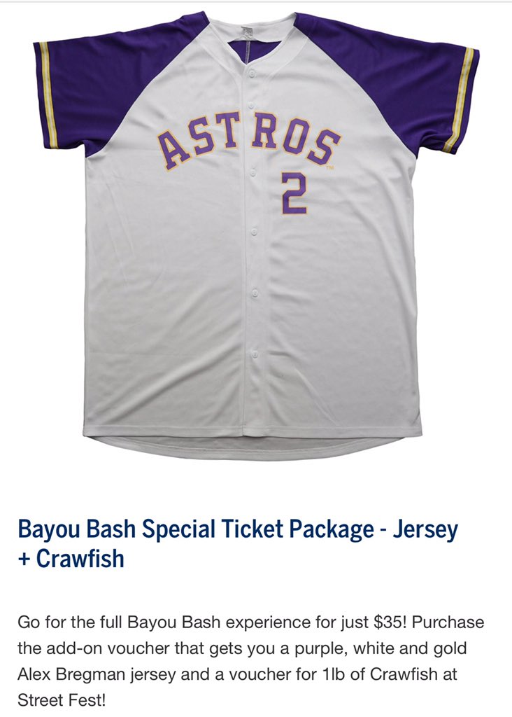 purple and gold bregman astros jersey