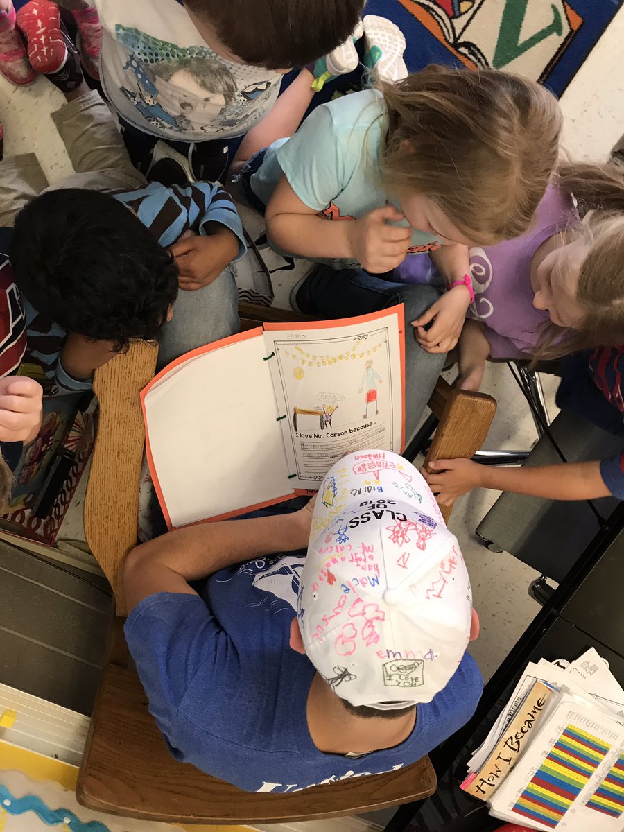 kylieenloe's tweet photo. Today we celebrated the infamous “Mr. Carson!”
During our video of memories, one of the kids starts BAWLING which results in everyone crying too!! Obviously, these kids think @Carson_Funk_ is the coolest guy &amp; adore him! We have loved having him apart of Room 1 this year. https://t.co/Yz0GC1XpZm