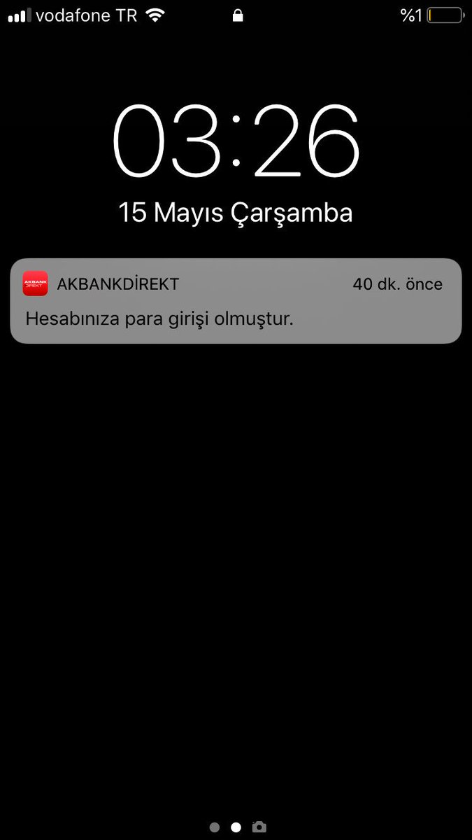 En sevdiğim bildirim